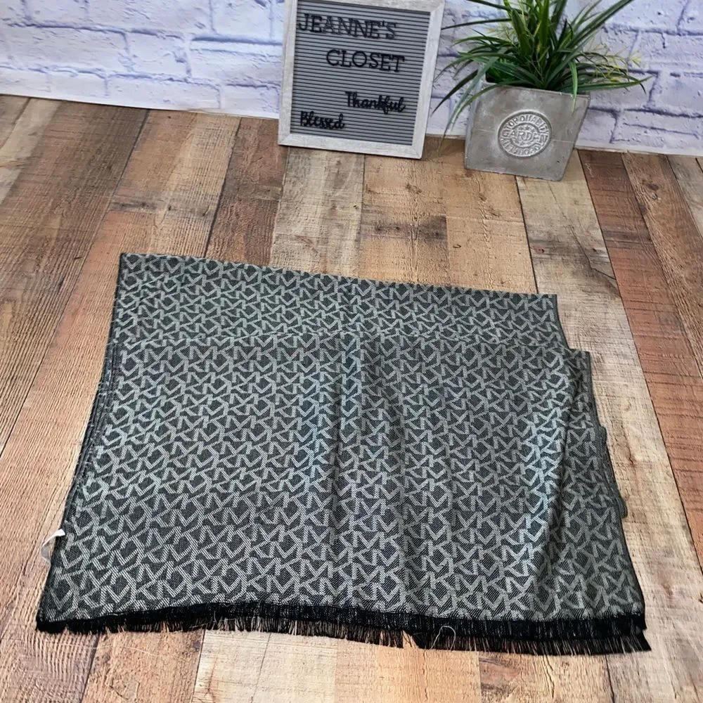 Michael Kors scarf raw hem